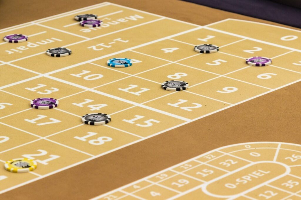 casino roulette table